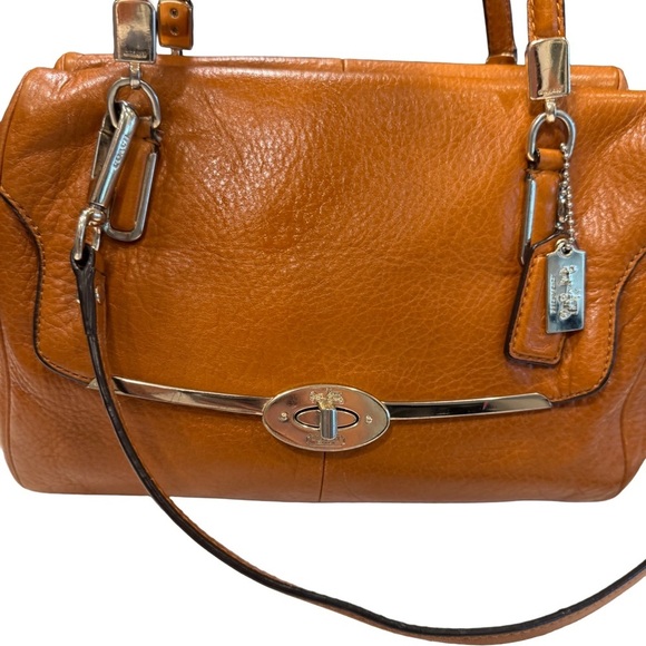 COACH MADISON MADELINE LEATHER EAST/WEST SATCHEL Crossbody G-1394- 25169 - Picture 2 of 16